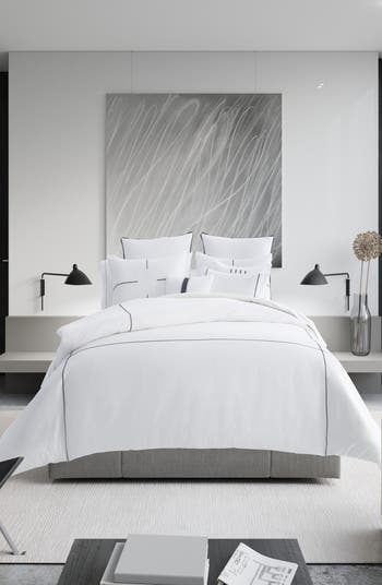 Zigzag Cotton Sateen Comforter & Sham Set