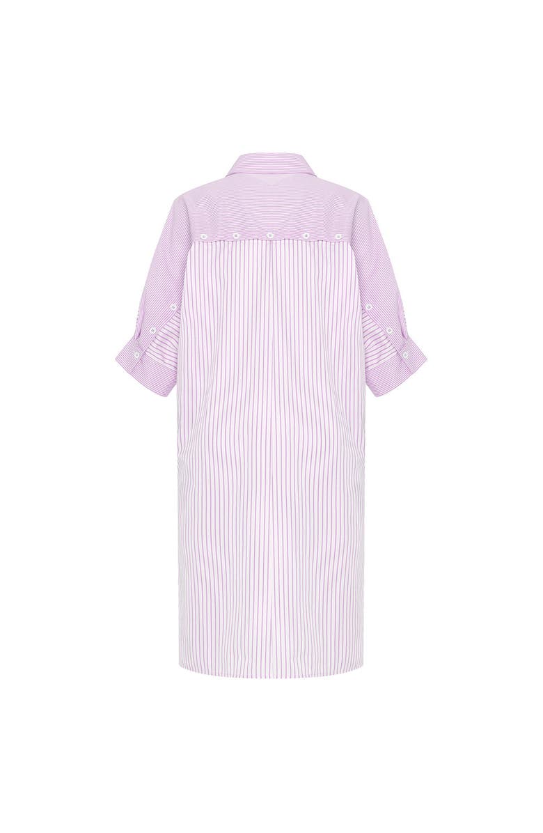 THEO The Label Echo Back Button Dolman Dress, Alternate, color, Cappucino