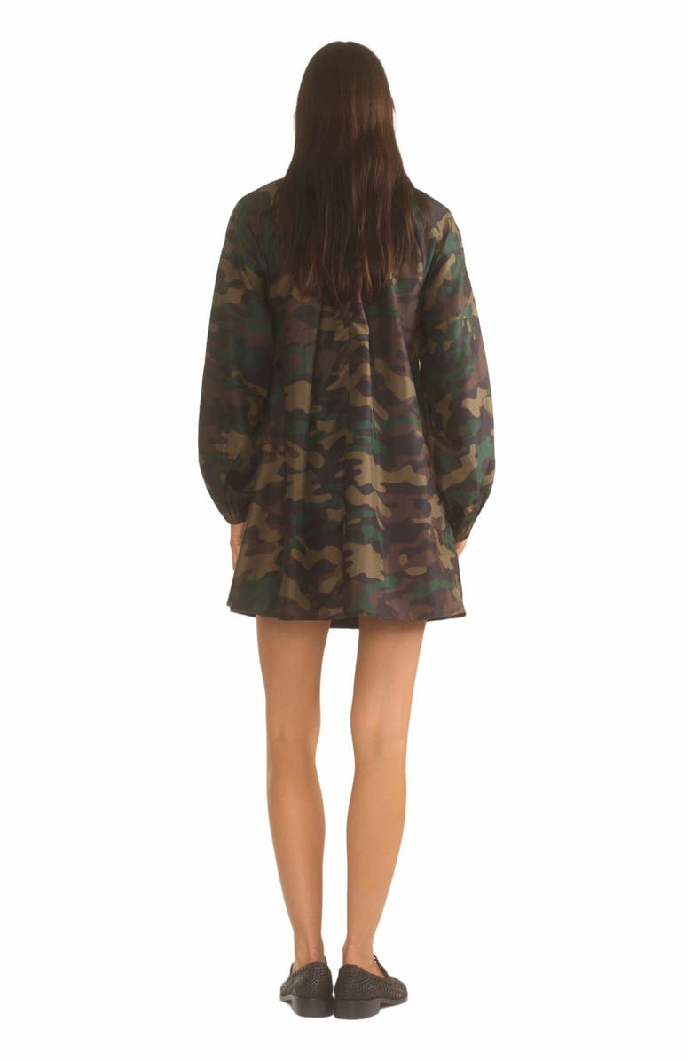 Cynthia Rowley Second Nature Silk Taffeta Dress, Alternate, color, 