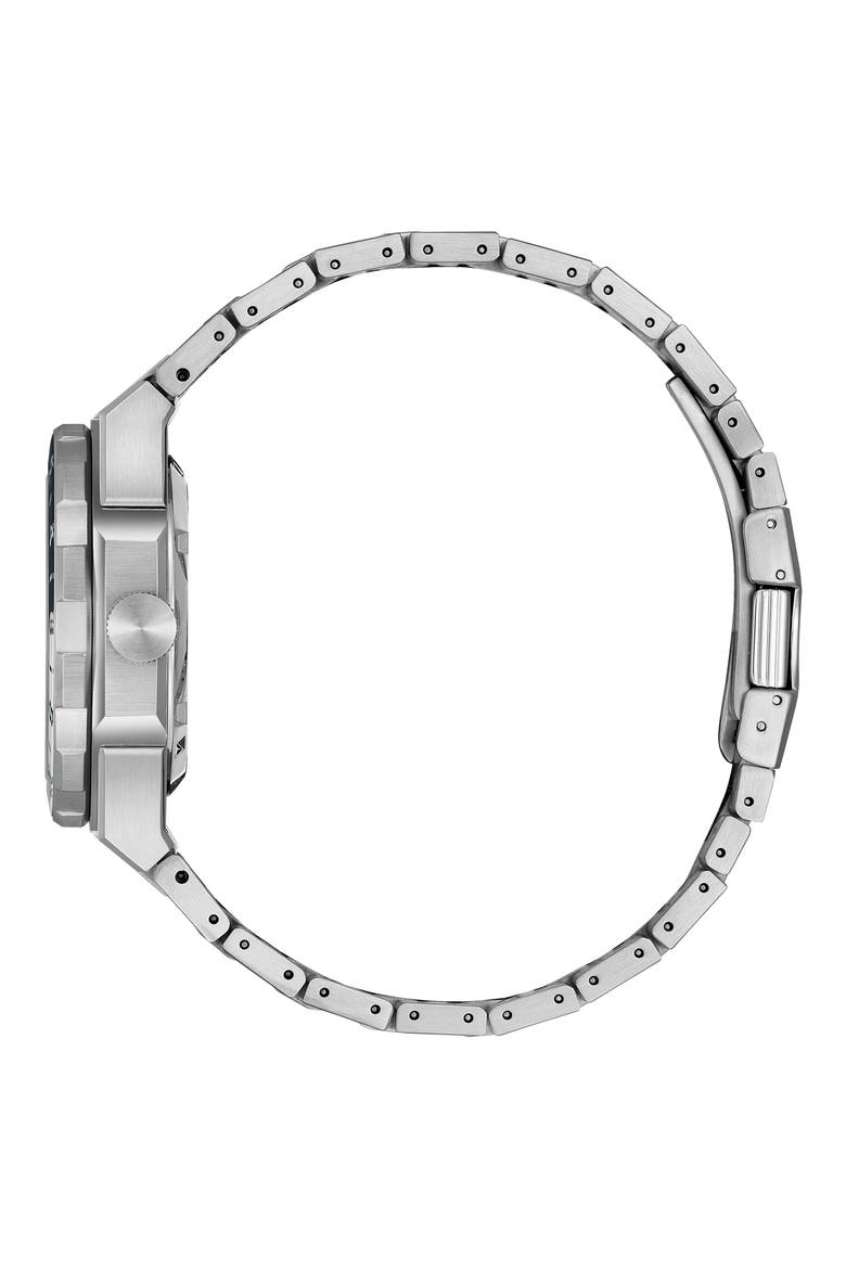 Series8 880 GMT Automatic Bracelet Watch, 41mm, Alternate, color, SILVER-TONE