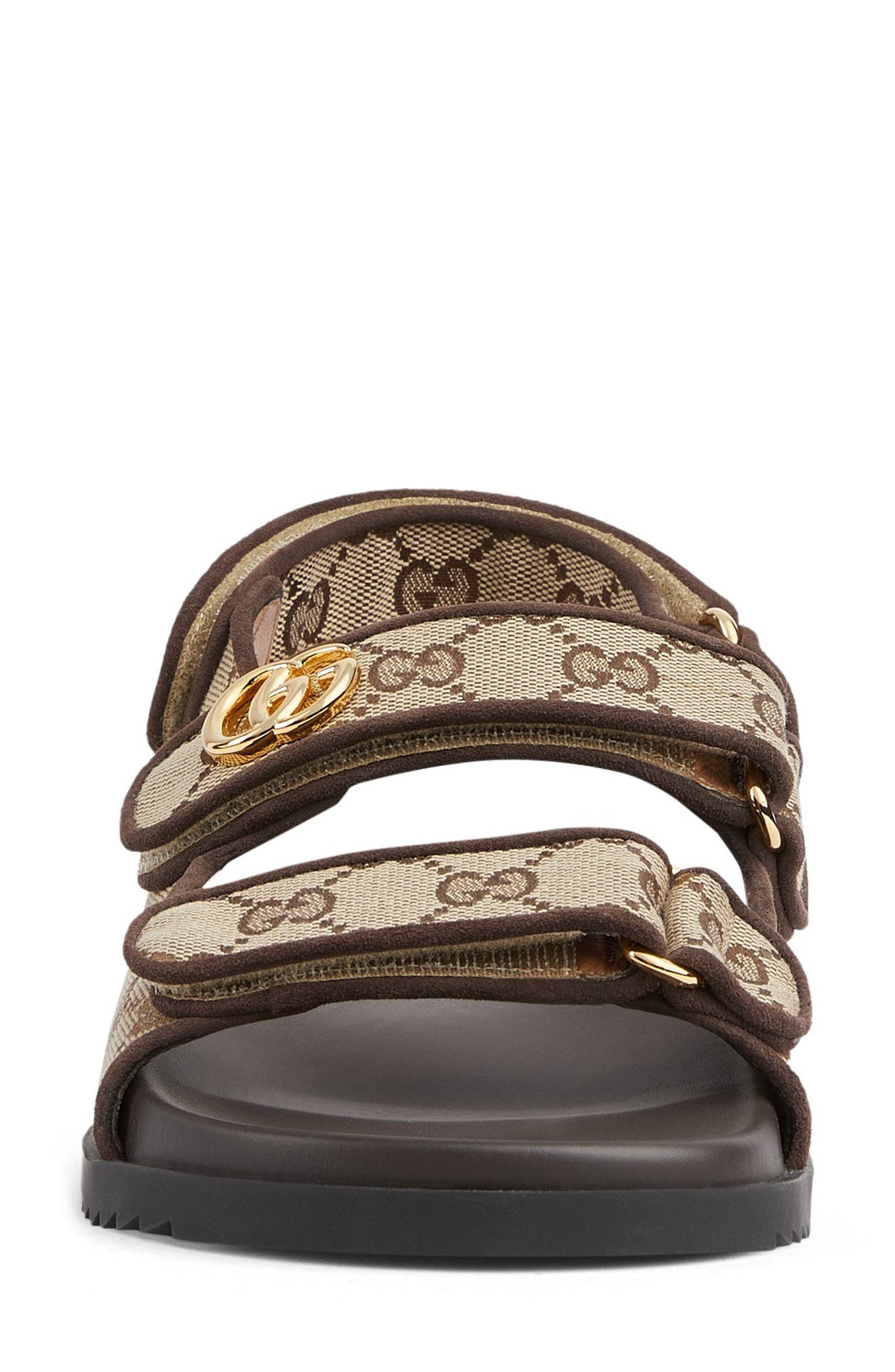 Gucci Moritz GG Supreme Canvas Sandal, Alternate, color, 