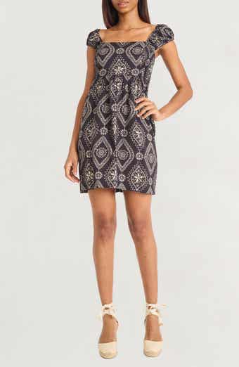 The Good Journey Puff Sleeve Mini Sundress