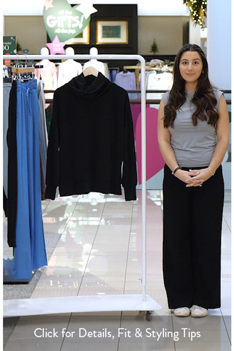 Cowl Neck Sweatshirt video