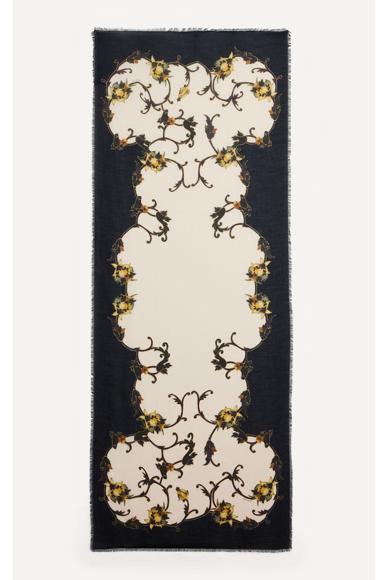 Scarf, Alternate, color, Buttercup Placée Black