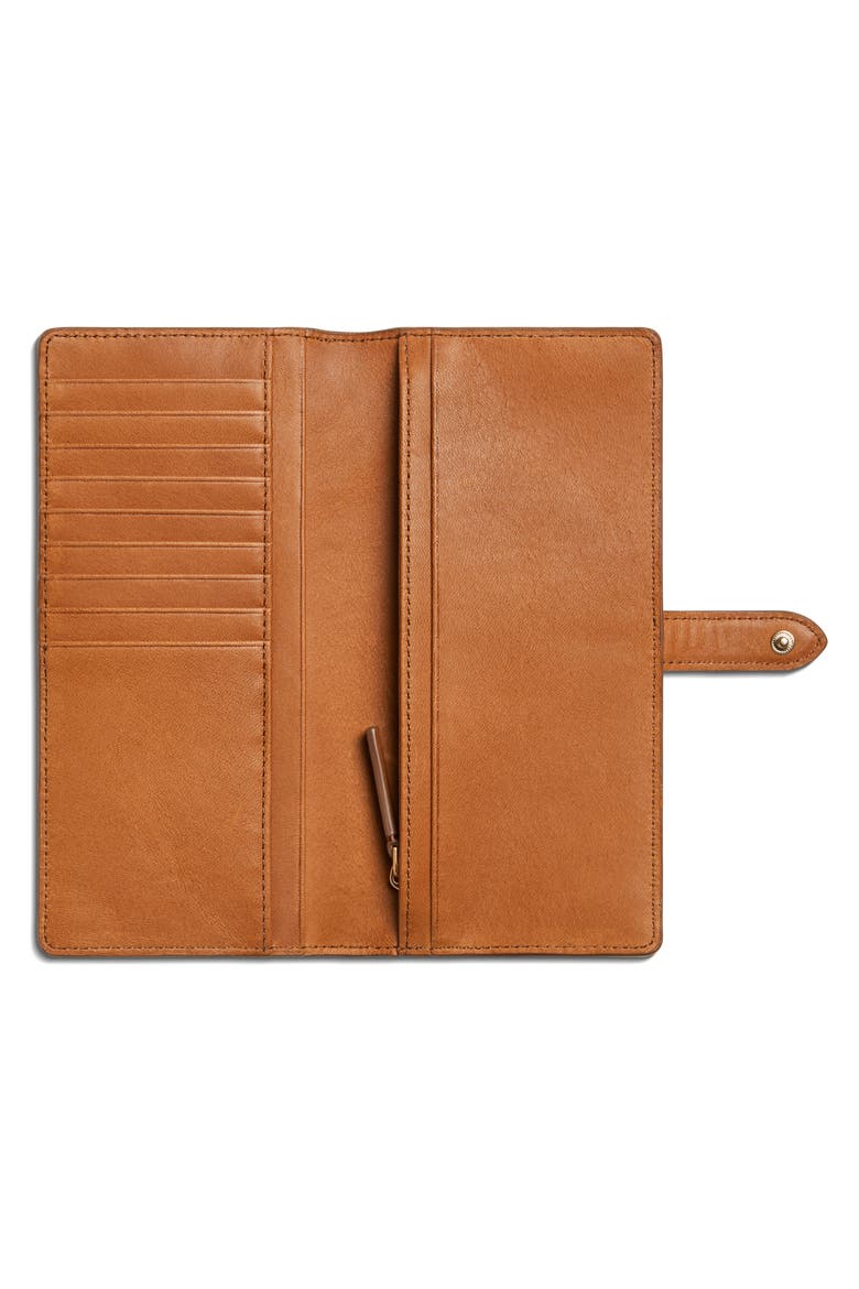 Continental Leather Snap Wallet, Alternate, color, TAN