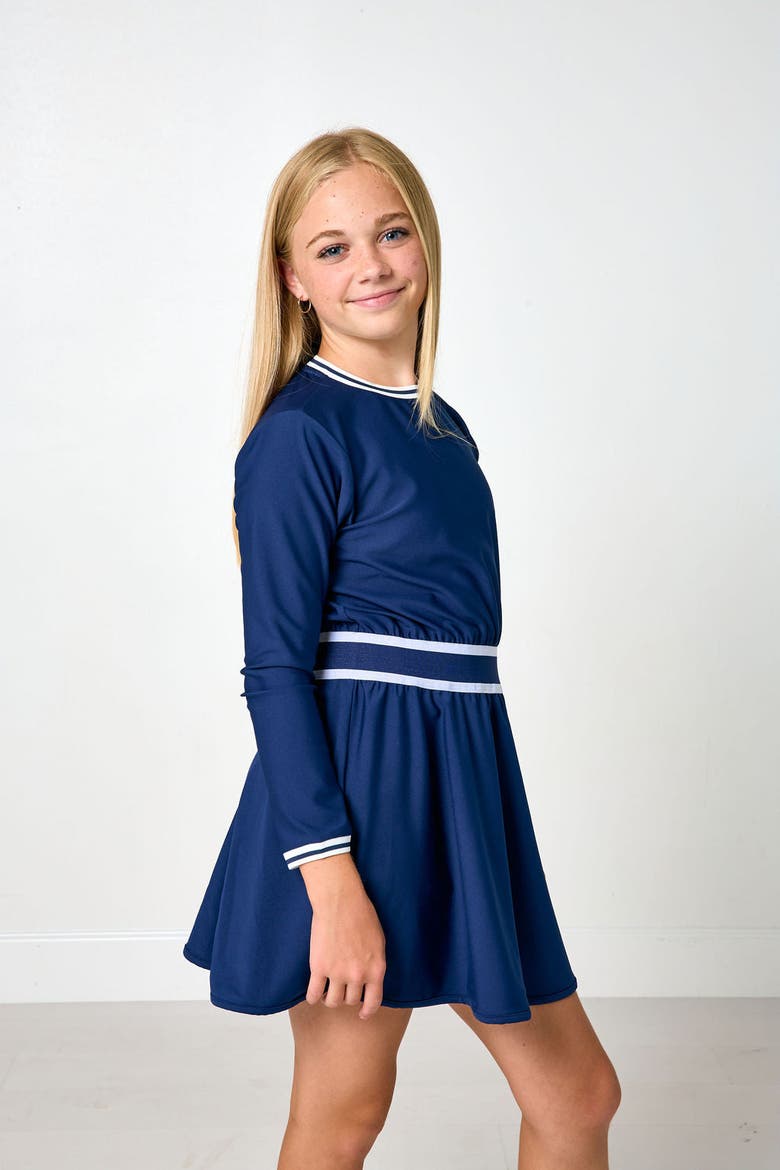 Club Long Sleeve Dress, Alternate, color, Navy