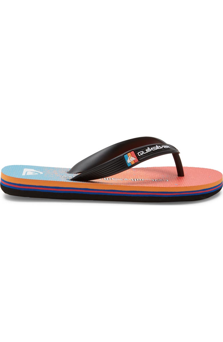 Quiksilver Molokai Art II Flip Flop, Alternate, color, Xbbn
