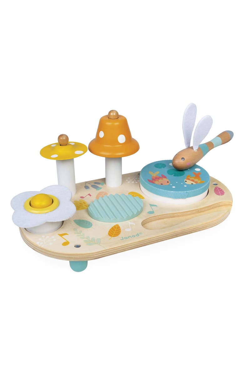 Janod Pure Musical Table Toy, Alternate, color, Multi