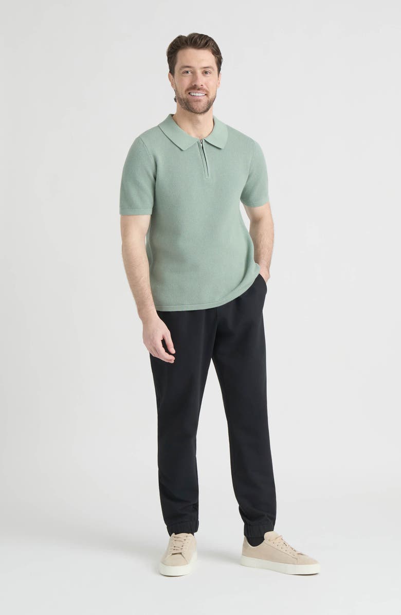 Hunter Forest Stretch Cotton Commuter Pants, Alternate, color, Black