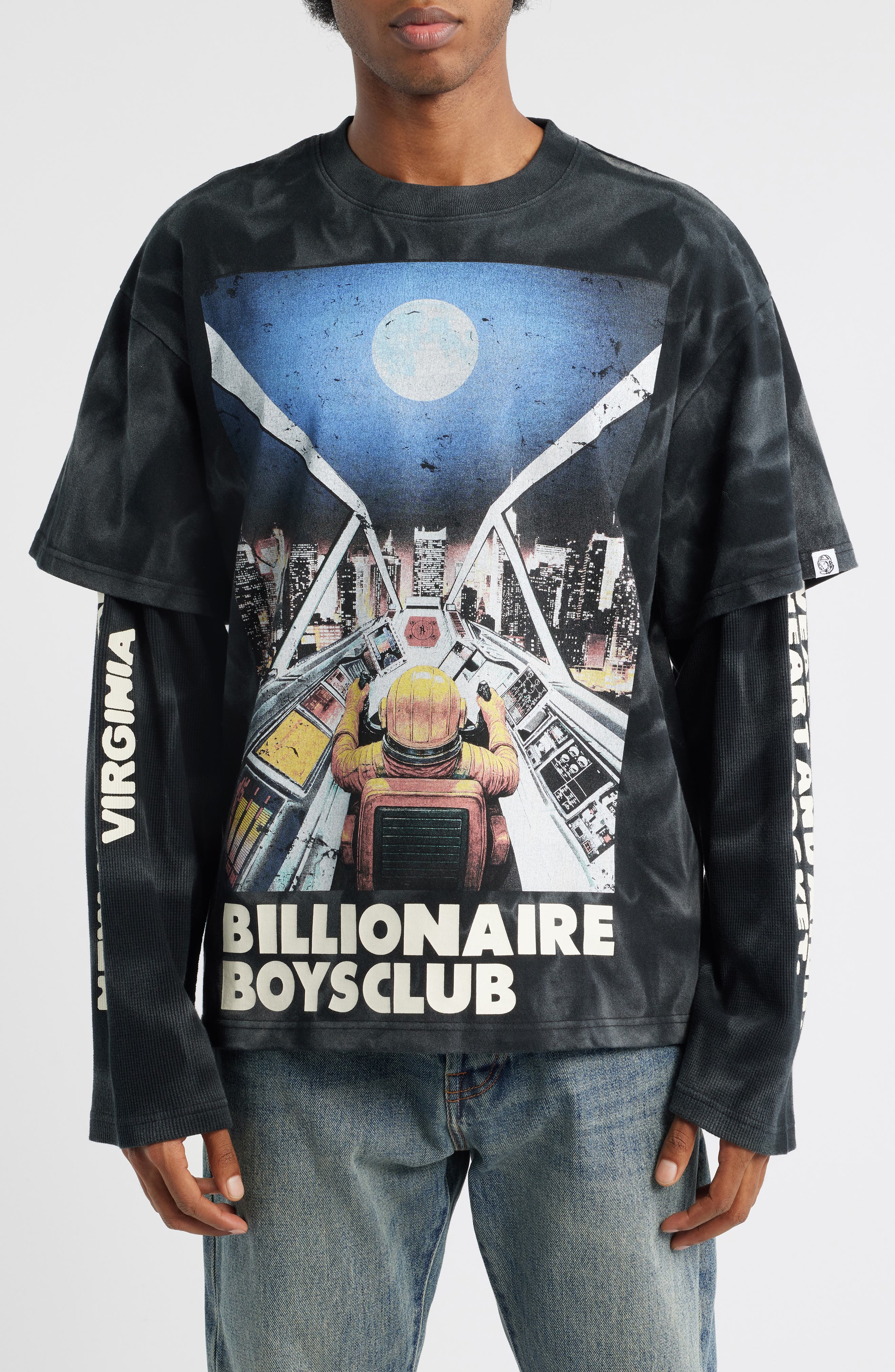 Billionaire Boys Club Arrivals Layered Cotton Graphic T-Shirt