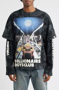 Billionaire Boys Club Arrivals Layered Cotton Graphic T-Shirt