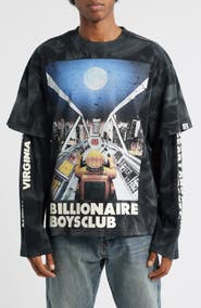 Billionaire Boys Club Arrivals Layered Cotton Graphic T-Shirt