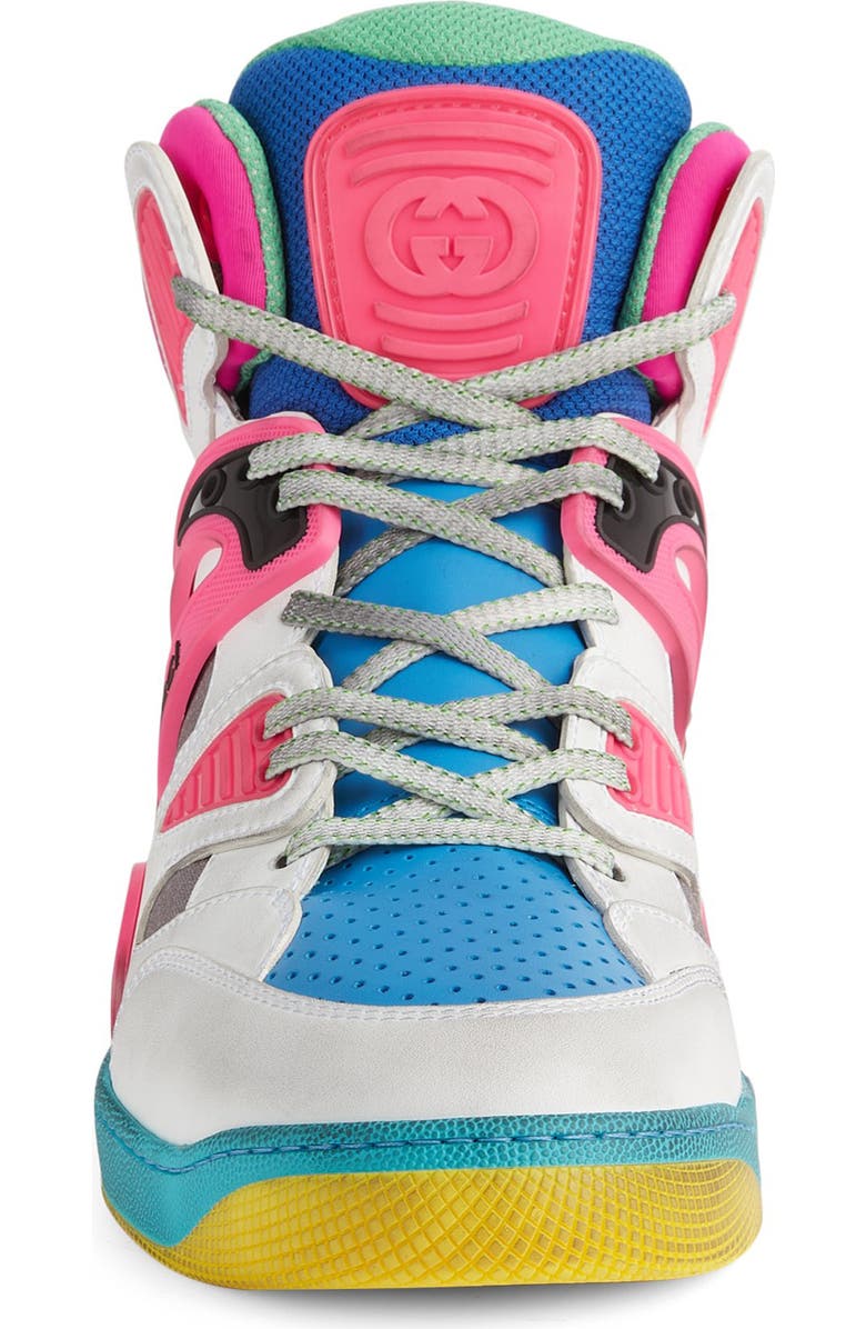 Gucci Basket High Top Sneaker, Alternate, color,