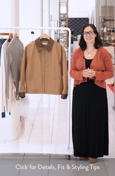 ASTR the Label Contrast Collar Jacket | Nordstromrack