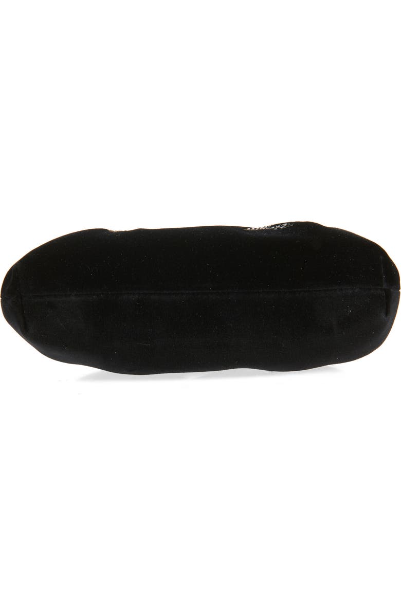 Strathberry x Cinq à Sept Embroidered Velveteen Frame Clutch, Alternate, color,