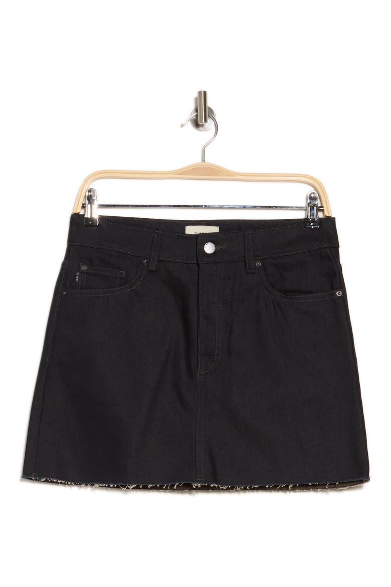 Alma Fray Denim Miniskirt, Alternate, color, ETERNITY