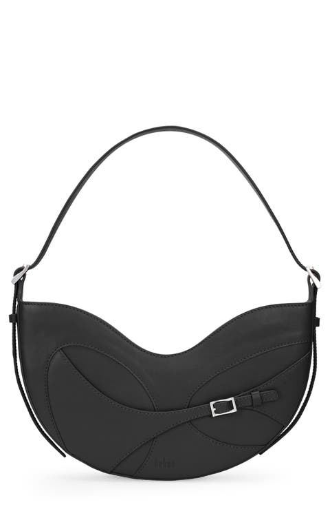 Melina Leather Strappy Pouchette