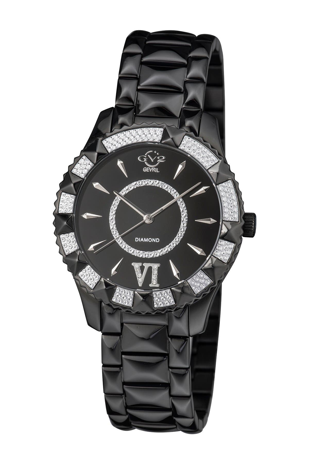 GV2 Women's GV2 Venice Diamond Bracelet Watch, 39mm - 0.0038 ctw