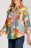 APNY Boyfriend Poplin Button-Up Shirt