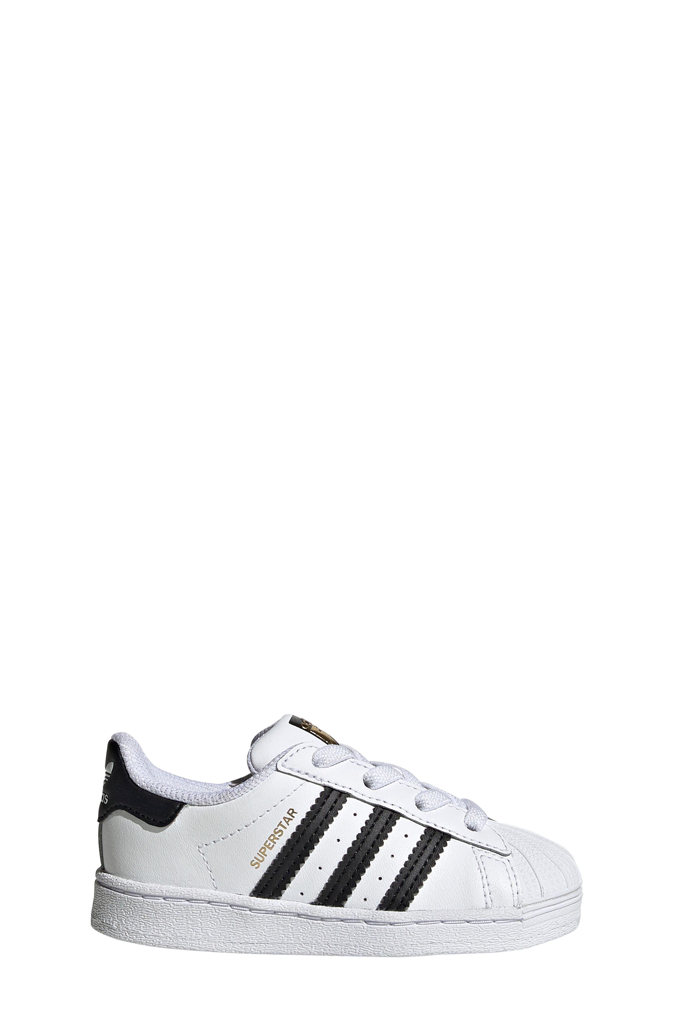Kids' Superstar Sneaker, Alternate, color, FTWR WHITE/ CORE BLACK