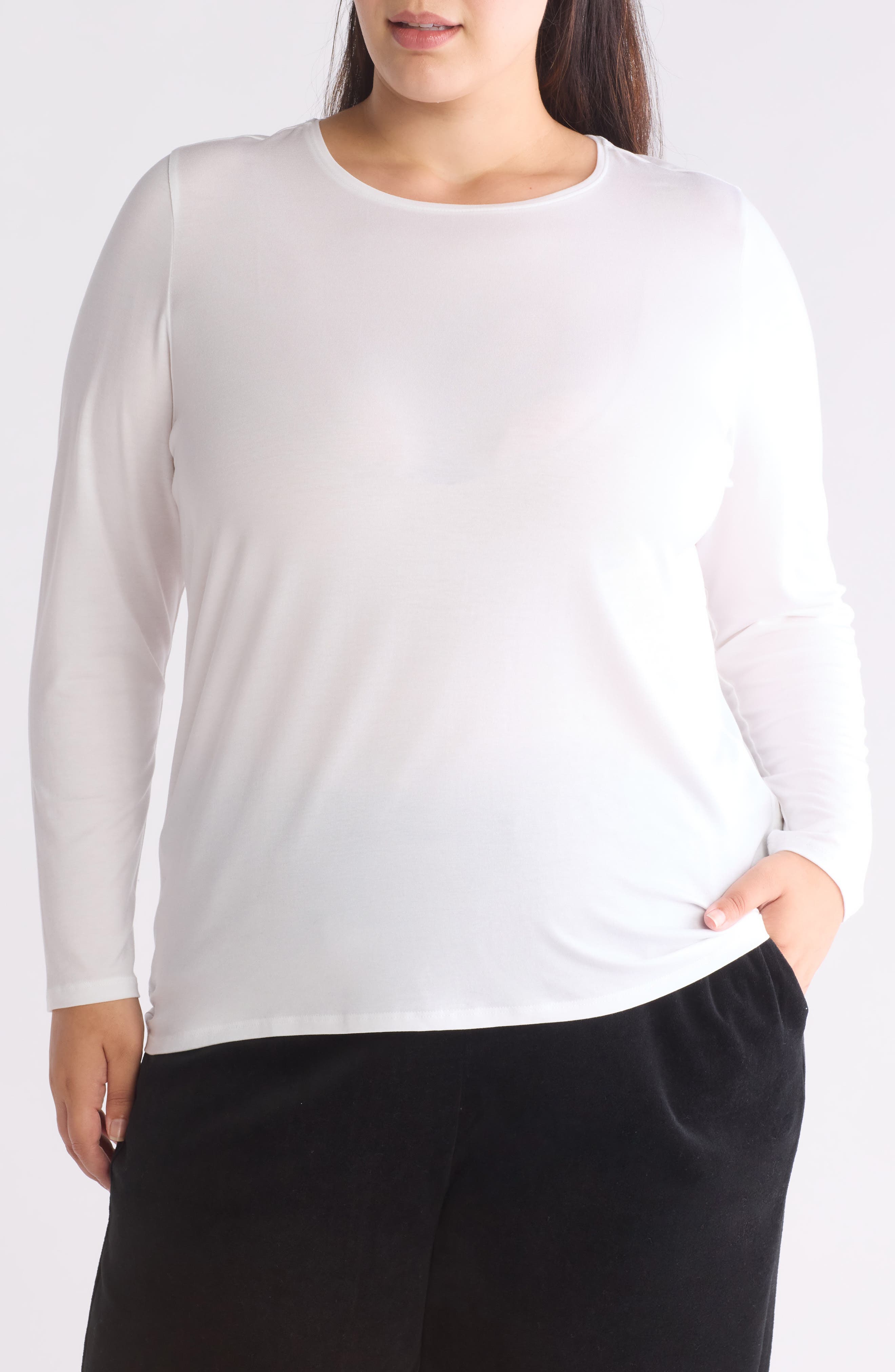 Eileen Fisher Long Sleeve Crew Top
