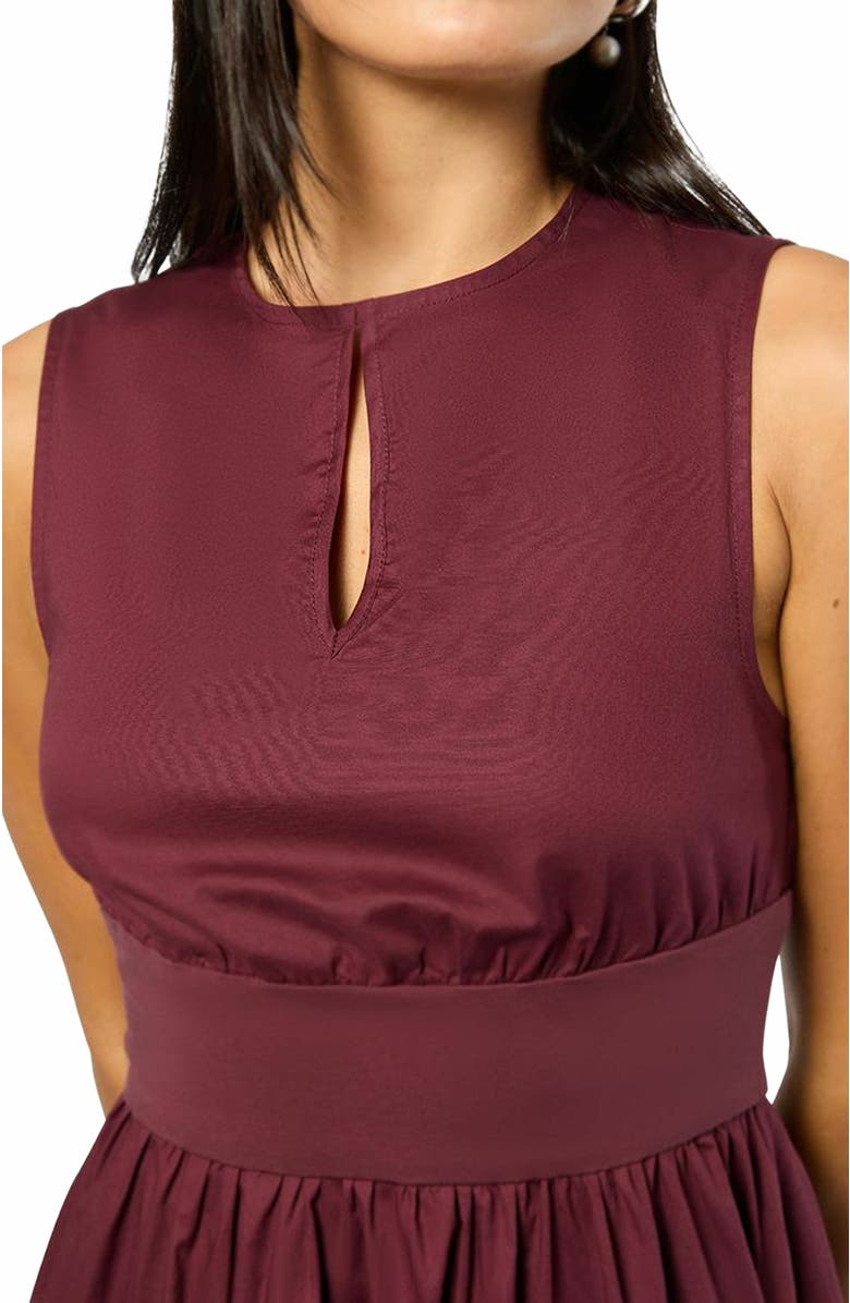 WeWoreWhat Keyhole Midi Dress, Alternate, color,