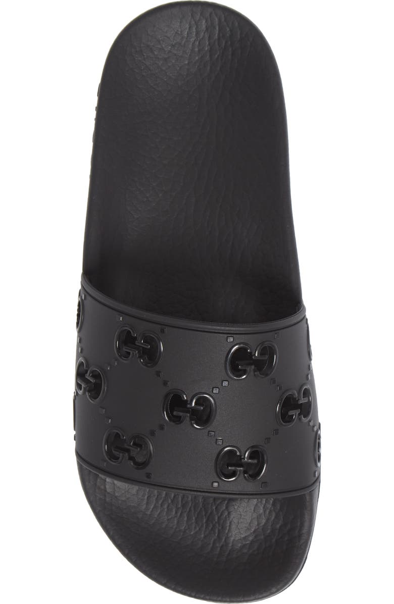 Gucci Pursuit GG Logo Slide Sandal, Alternate, color,