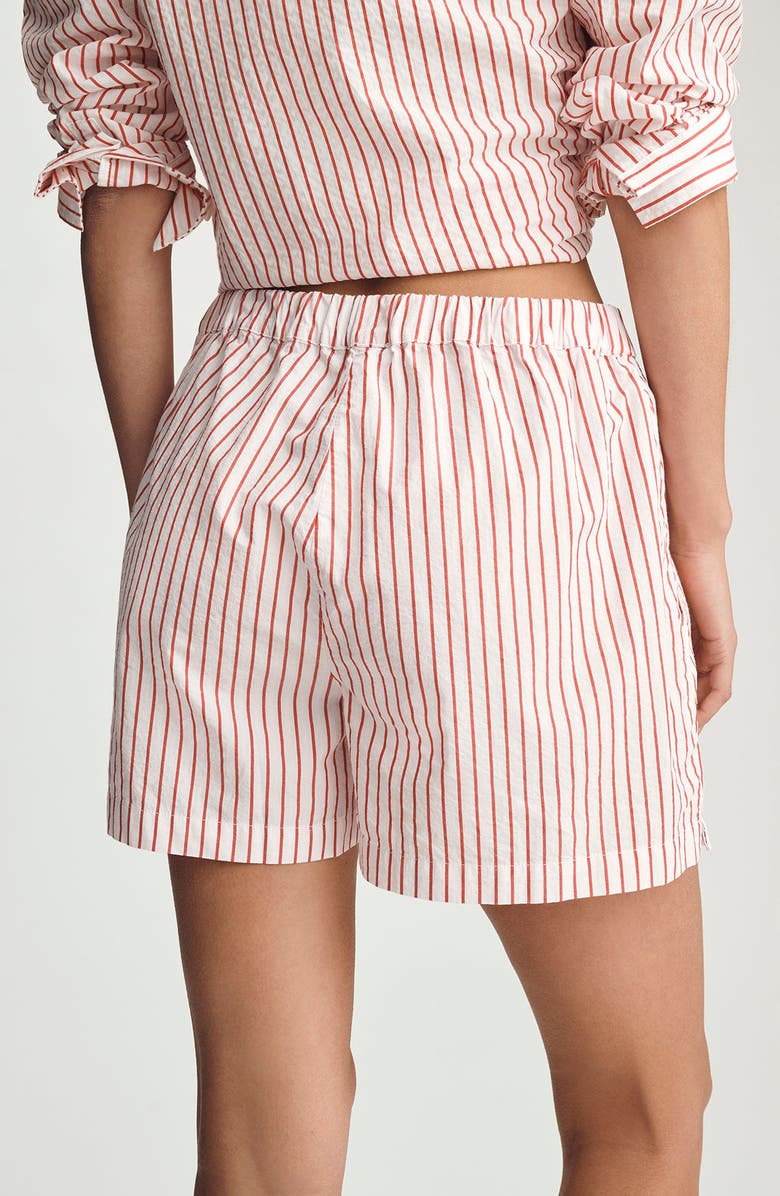 Mavi Jeans Stripe Shorts, Alternate, color, Red Striped
