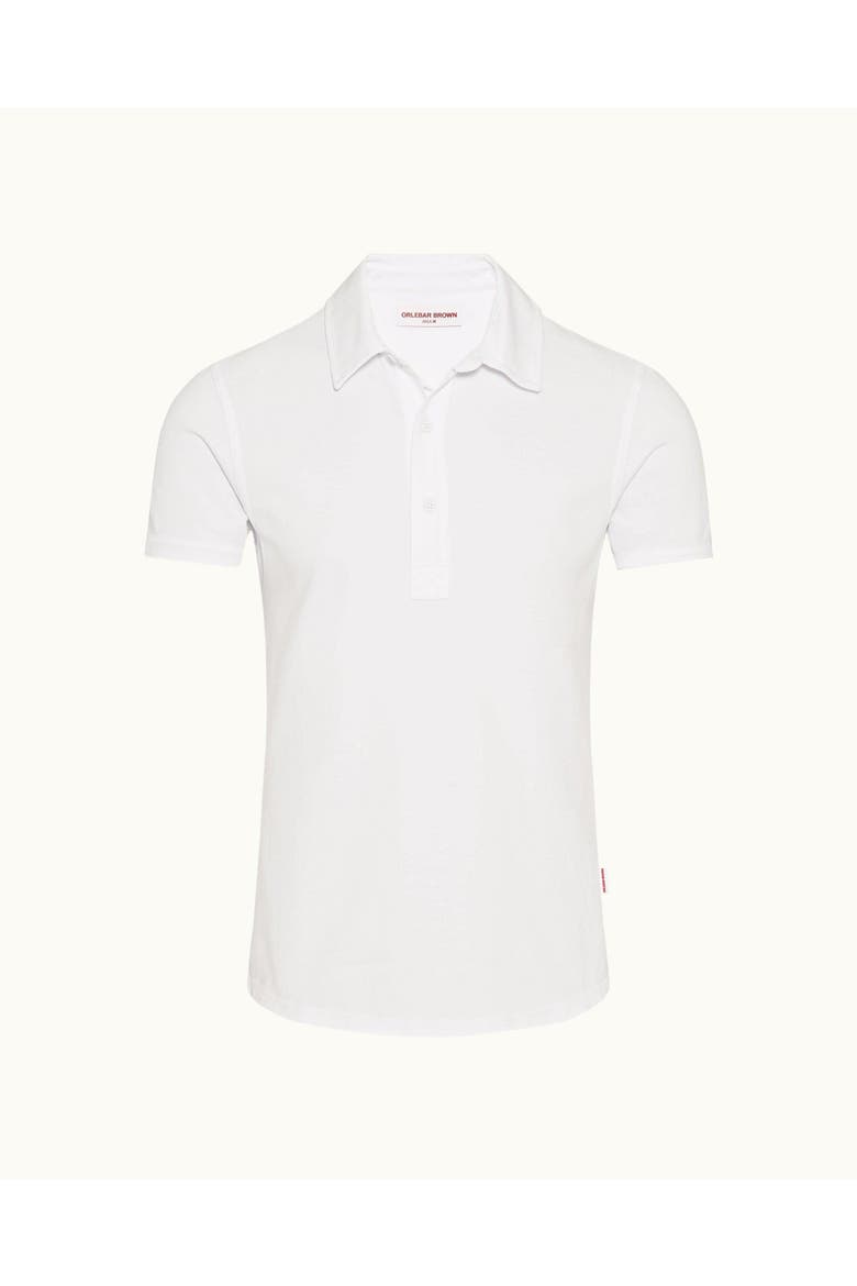 Sebastian Pique Tailored Fit Pique Polo Shirt, Alternate, color, White