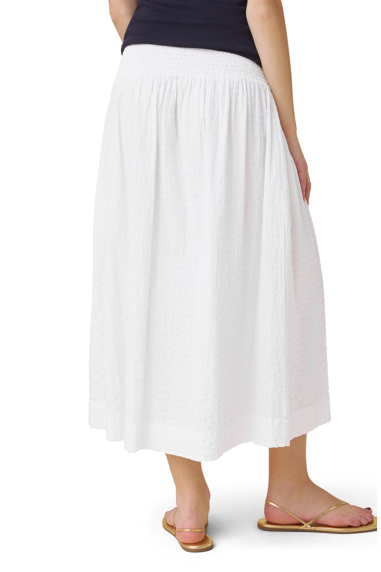 Gigi A-Line Skirt, Alternate, color, WHITE