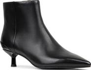 Donald Pliner Kitten Heel Pointed Toe Bootie