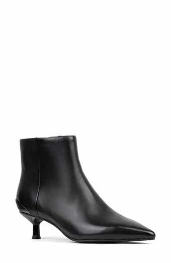 Kitten Heel Pointed Toe Bootie