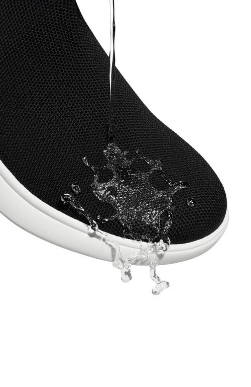 Vivaia Round-toe Slip-on Sneaker Boots In Black