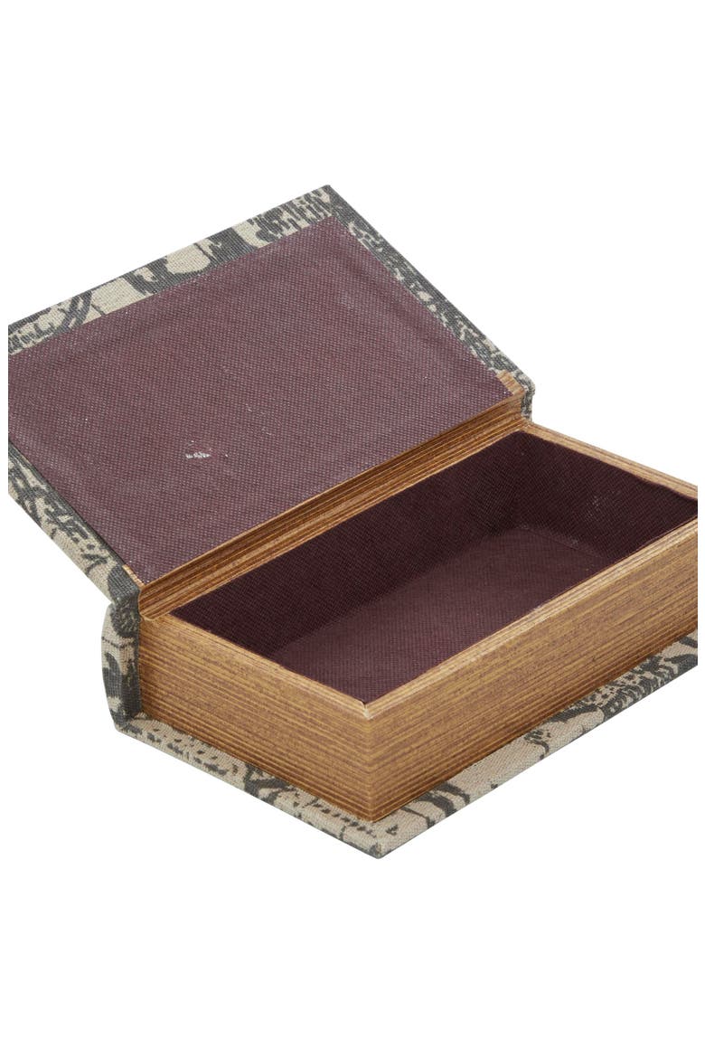 Set of 3 Faux Book Boxes, Alternate, color, MULTI COLORED