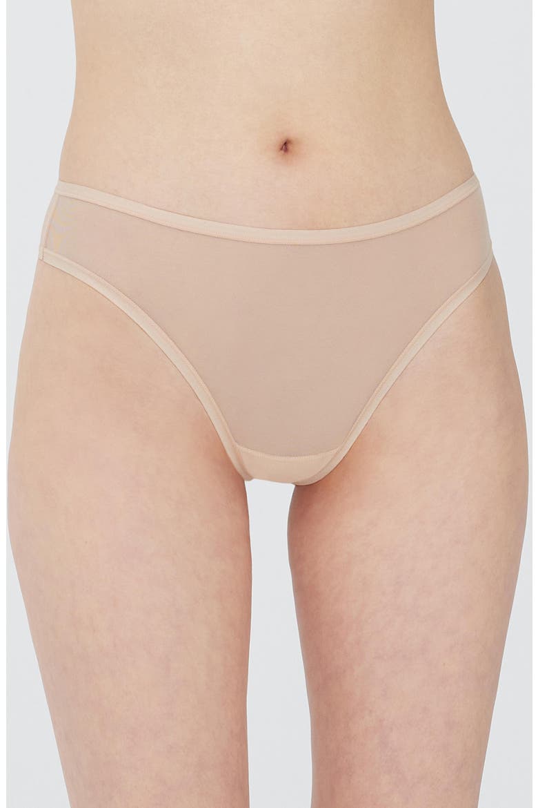 Spellbound Mesh Thong 2-Pack, Alternate, color, Coral Sand/Leo Leopard