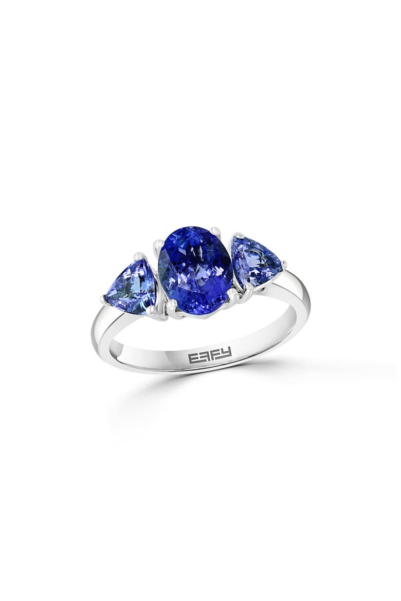 Sterling Silver Tanzanite Ring, Main, color, PURPLE