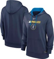Nike Women's Nike Royal Philadelphia Phillies Authentic Collection City Connect Performance Pullover Hoodie