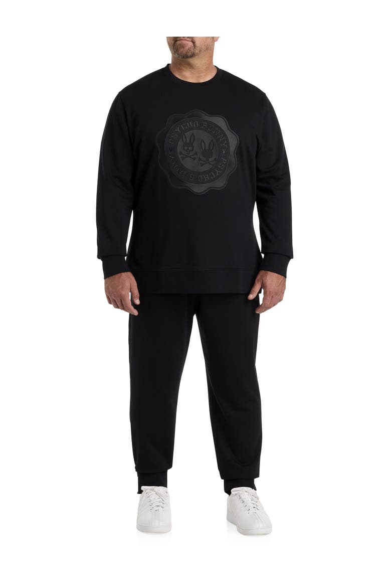 Big & Tall London Sweatshirt, Alternate, color, BLACK