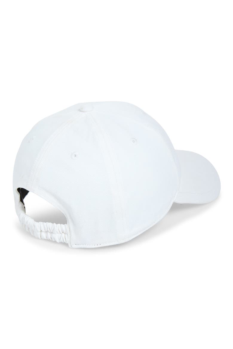 Harlow Cotton Twill Ball Cap, Alternate, color, WHITE