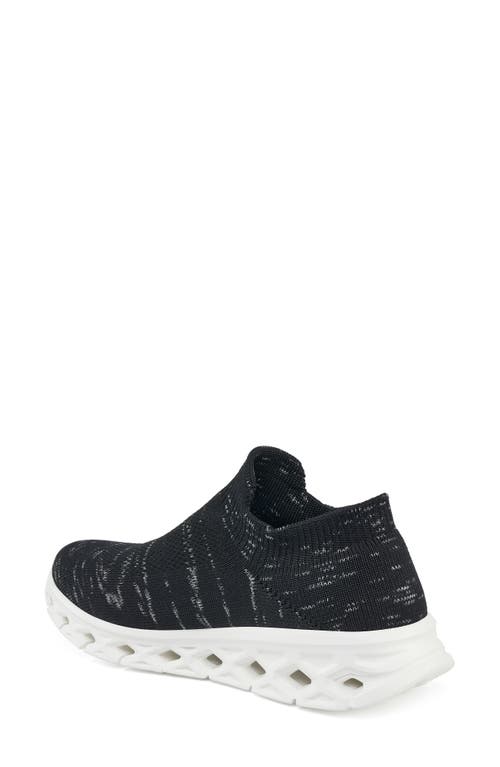 Jslides Cici Knit Slip-on Sneaker In Black