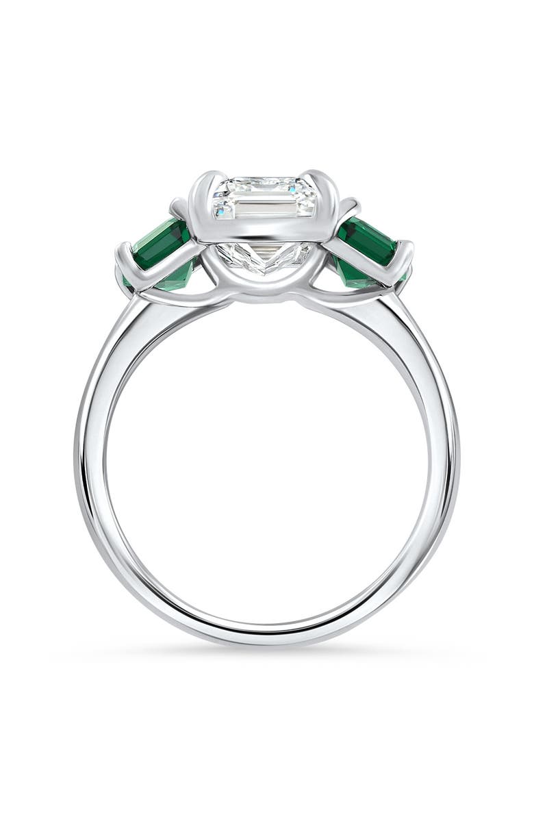 Bliss Diamond Certified 5Ct Green Emerald Diamond Ring 14k Gold or Platinum Lab Grown, Alternate, color,