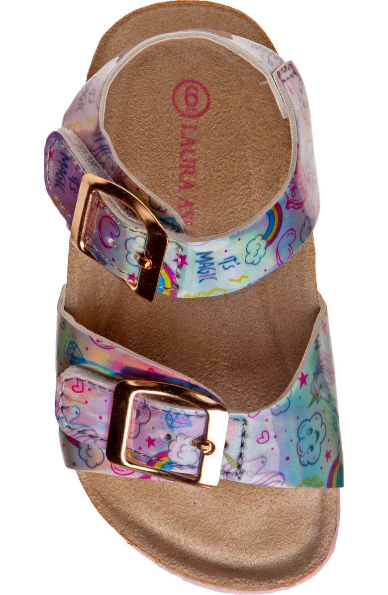 Laura Ashley Double Strap Comfort Sandal, Alternate, color,