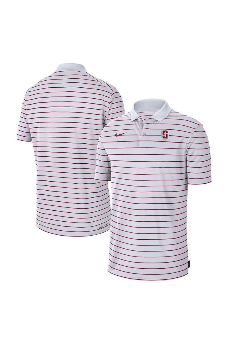 Nike Men's Nike White Stanford Cardinal 2022 Early Season Coaches Performance Polo, Main, color, 