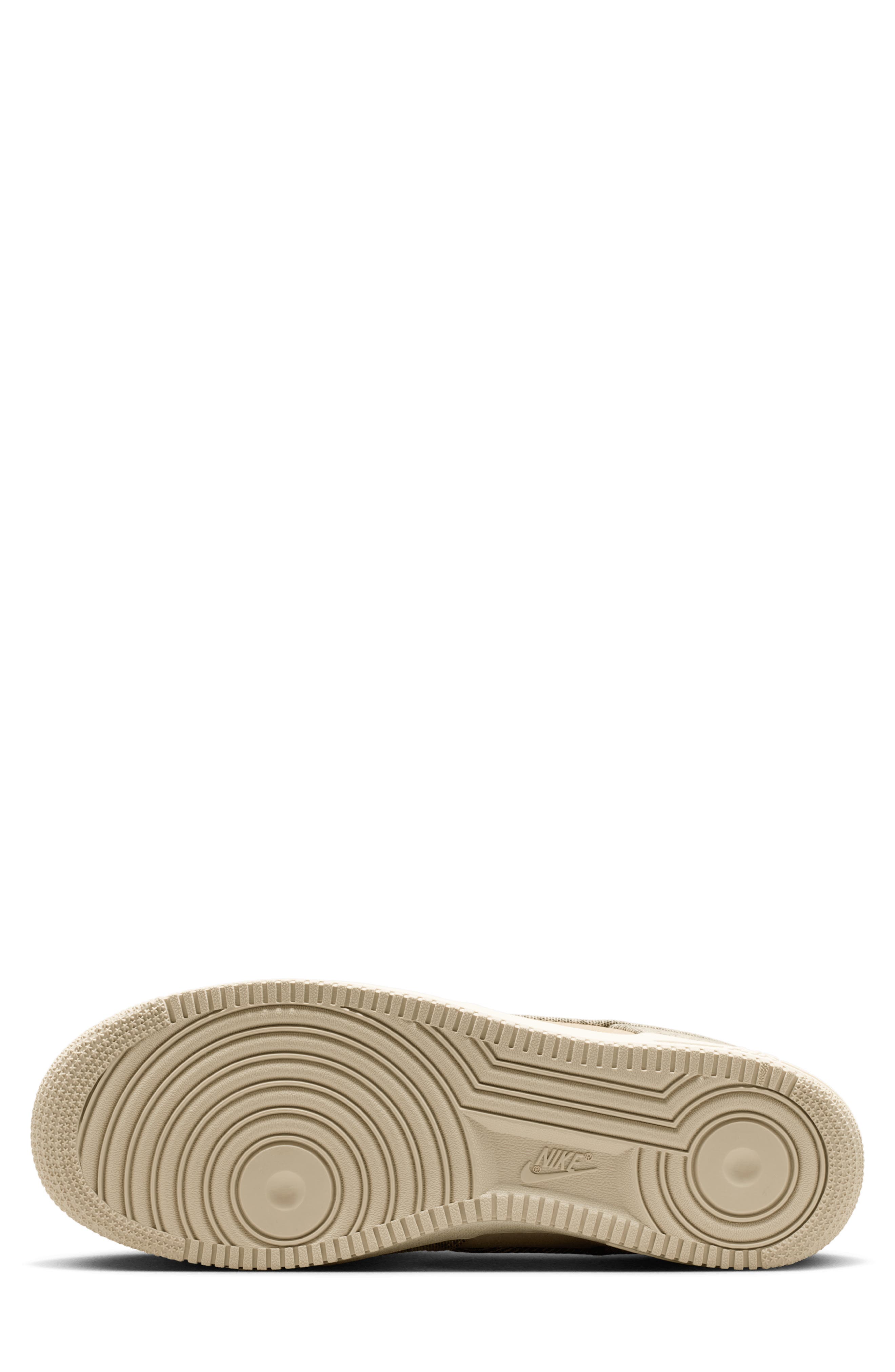 Air Force 1 '07 LV8 Denim Basketball Sneaker, Alternate, color, KHAKI/ SILVER/ DESERT KHAKI