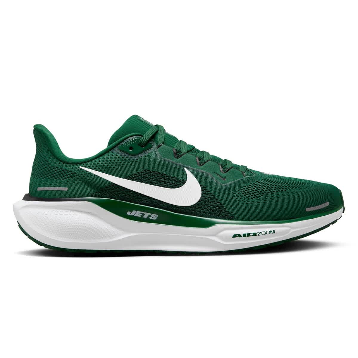 Nike Unisex Nike Green New York Jets Zoom Pegasus 41 Running Shoes, Alternate, color, Green