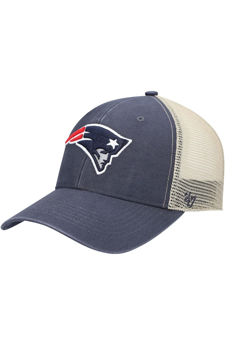 '47 Men's '47 Navy New England Patriots Flagship MVP Snapback Hat, Alternate, color, 