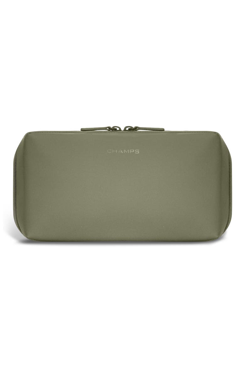Waterproof Nylon Dopp Kit, Main, color, GREEN
