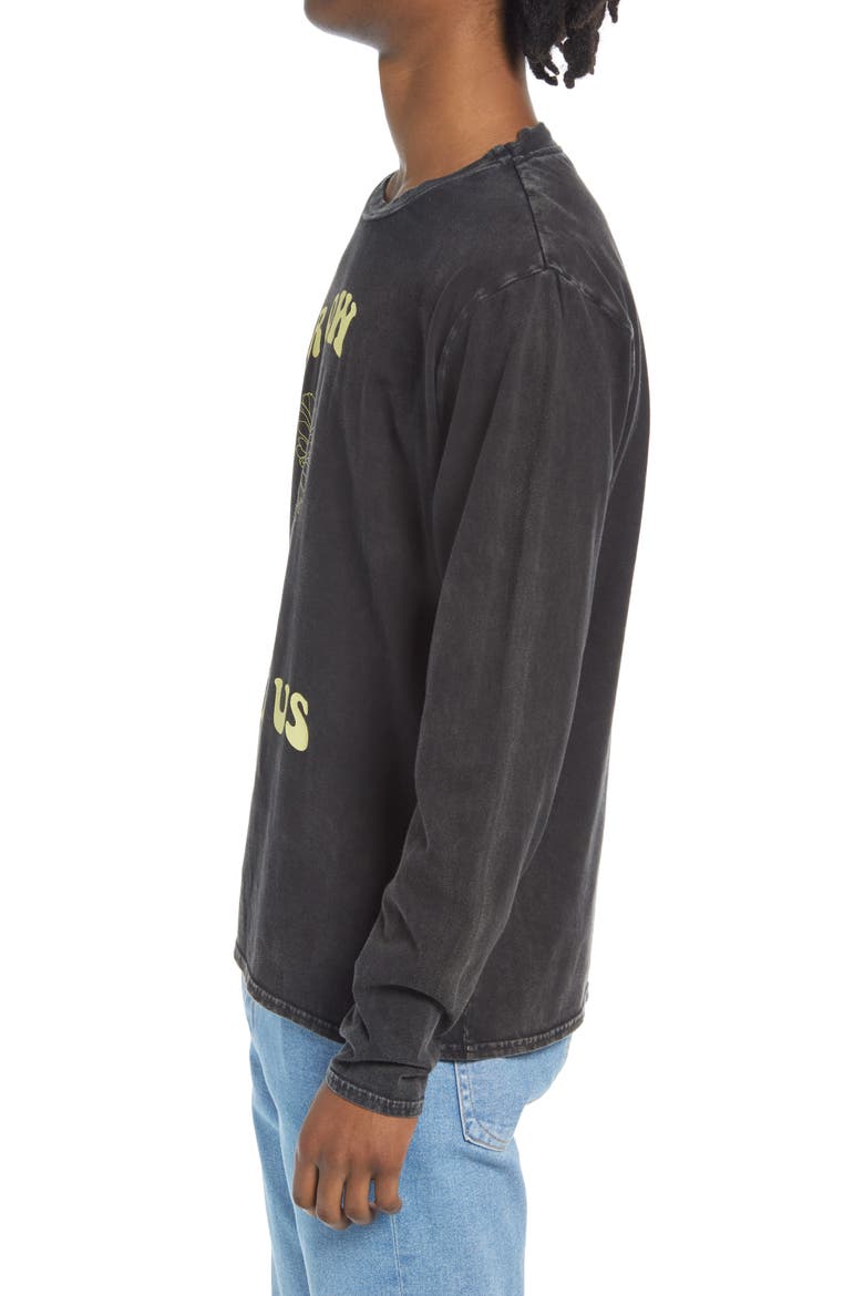 Long Sleeve Graphic Tee, Alternate, color, BLACK GROW