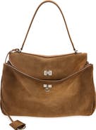 Balenciaga Medium Rodeo Suede Shoulder Bag