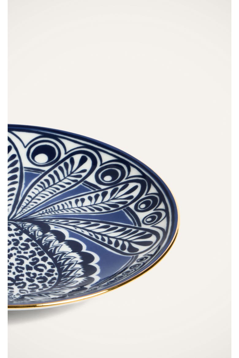 Side Plate Big Pineapple Blue, Alternate, color, Big Pineapple Blue